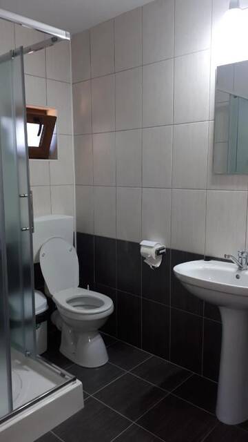 Фото номера Стандартный двухместный номер с 1 кроватью и общей ванной комнатой Гостевой дом Popasul Găleșean г. Galeşu 14